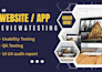 do qa user testing website review app testing ui ux testing ios android testing